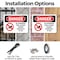 Signmission No Swimming Pool Closed Chemicals In Use Danger Sign, Plastic, 10in W x 7in L, 2PK OS-2PACK-DS-P-710-L-1627 - alternate 6